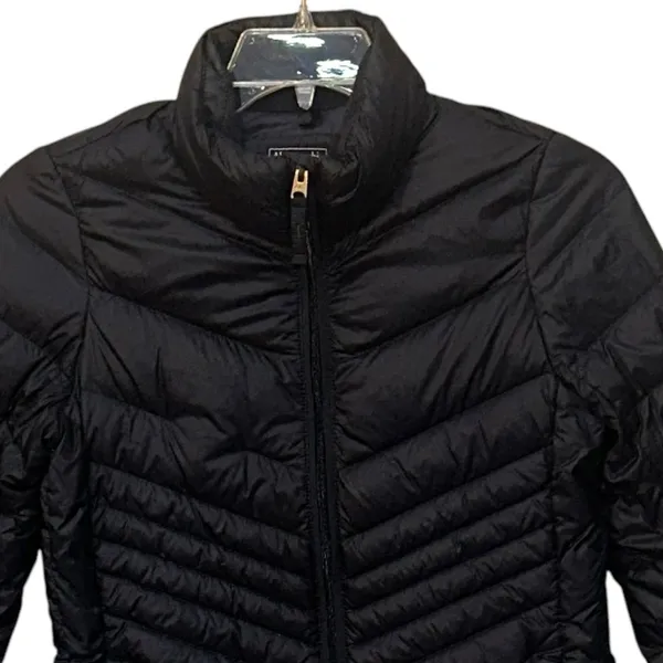 Abercrombie & Fitch Down Insulated Packable Puffer Winter Jacket Navy‎ Small - Image 2