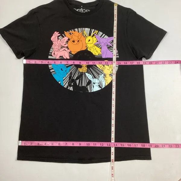 Pokémon Graphic Hybrid Black Tee T-Shirt - Image 5