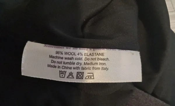 MM Lafleur wool blend lined office career winter women's pants size 12 - Image 7