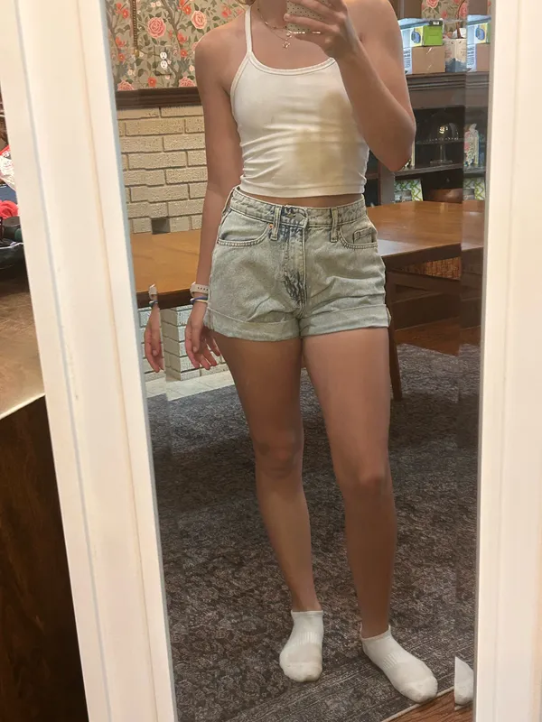 Wild Fable High Rise Jean Shorts - Image 3