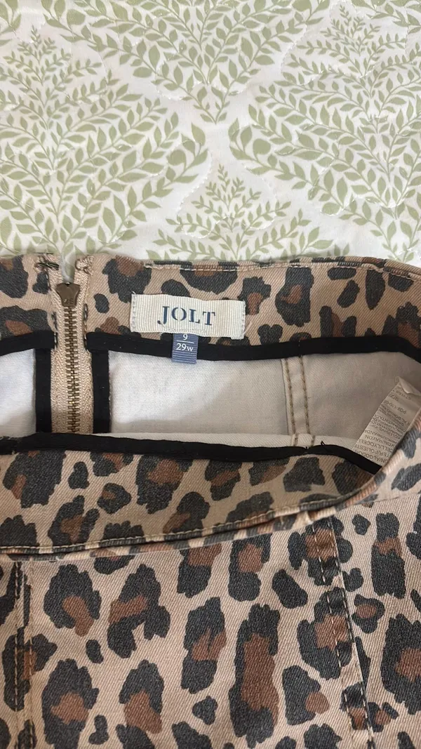 Cheetah Print Mini Skirt Jolt - Image 2