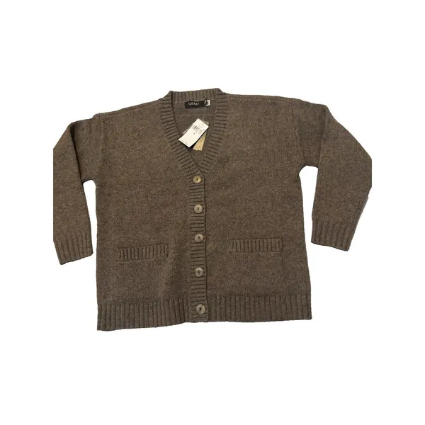 Lauren Ralph Lauren Wool-Blend V-Neck Cardigan - Image 2