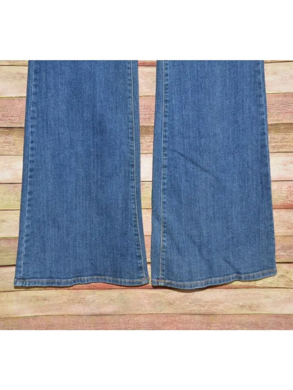 KanCan Jeans Women 15/31 Blue Mid Rise Flare Kick Stretch Denim - Image 4