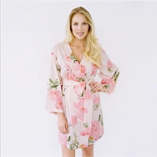 Plum Pretty Sugar floral robe size‎ small - Image 4