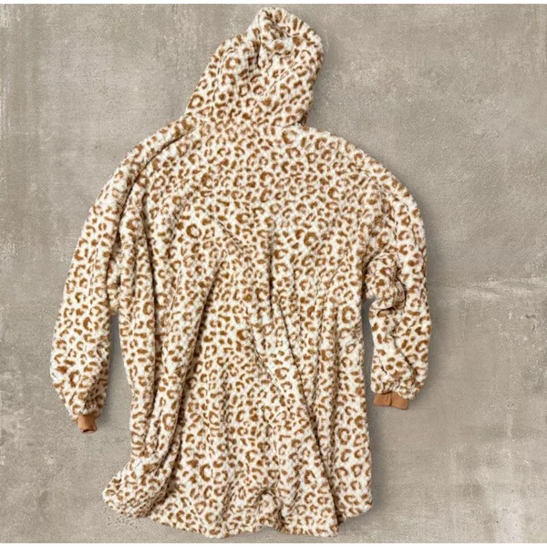 Simply Southern Leopard Print Fleece Hoodie - Image 3