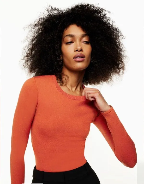 Babaton Sculpt Knit Crew Longsleeve - Image 2