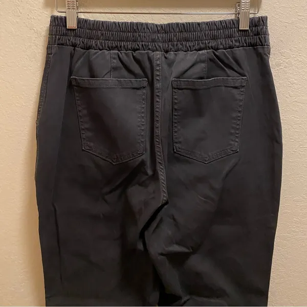 Spanx Stretch Twill Cargo Jogger Size L In Washed Black New With Tag - Image 11