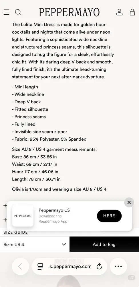 Peppermayo Lulita Mini Dress White - Image 6