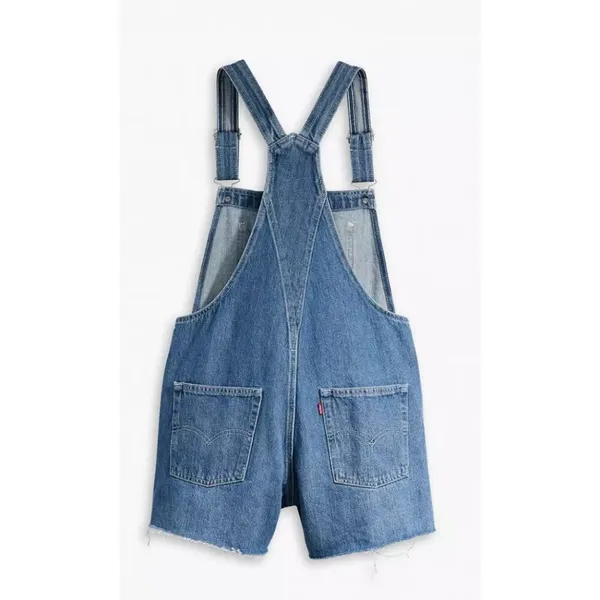 Levi's Vintage Women's Shortalls XL Mend Me Not - Medium Wash - Image 2