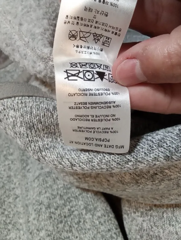 Patagonia Womens Better Sweater 1/4zip Fleece Gorpcore Birch White Grey Sz Xl - Image 7
