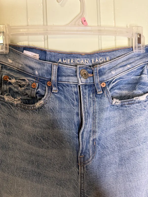 American Eagle Outfitters Baggy Jeans size 00 - Image 2