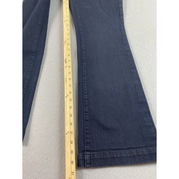 GAP Jeans Womens 30x31 Black Long and Lean Flare Boot Tag Size 6A - Image 5