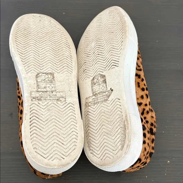 Jack Rogers Paige Platform Sneakers leopard print calf hair lace up Size 7‎ - Image 9
