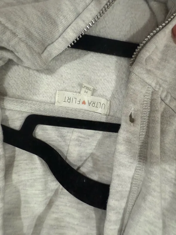 grey zip up Gray Size M - Image 3