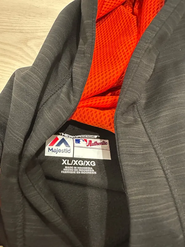 Miami Marlins MLB Sweatshirt Gray Size XL - Image 3