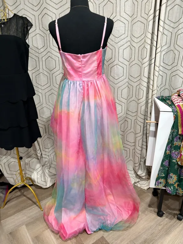 Hutch Anthropologie Rainbow Tulle Pixie Gown High Low Party Dress Size 10 - Image 8