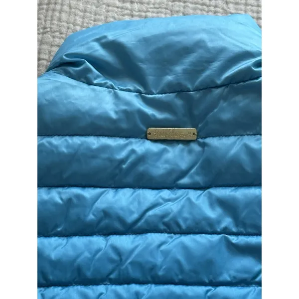 Lilly Pulitzer Noella Low Tide Down Puffer Vest‎ Small Navy Blue Ombre - Image 11
