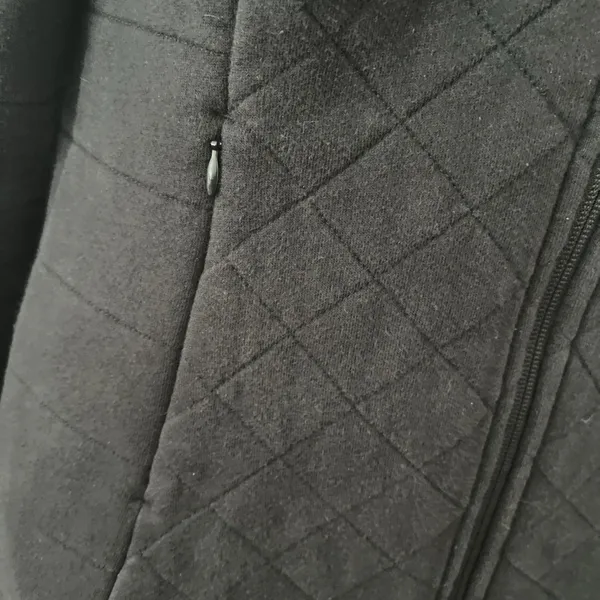 The North Face Caroluna Jacket Womens S Black Full Zip Fleece Lined Quilted Coat - Image 3