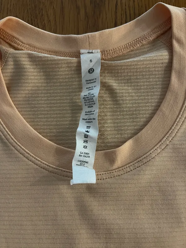 Lululemon Peach Swiftly from the PGA Tour Championship - Image 2