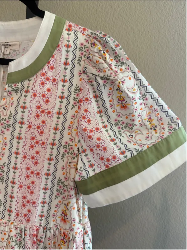 Women's Entro Garden Floral Babydoll Mini Dress Size S - Image 5