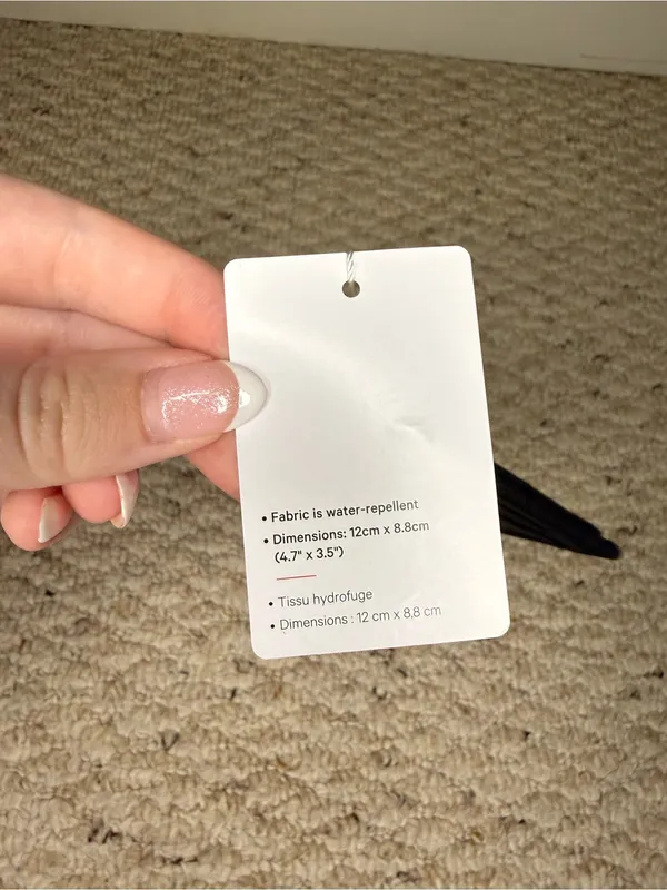 NWT Lululemon True Identity Card Case in Black Zipper Coin Pouch Water Repellent - Image 7
