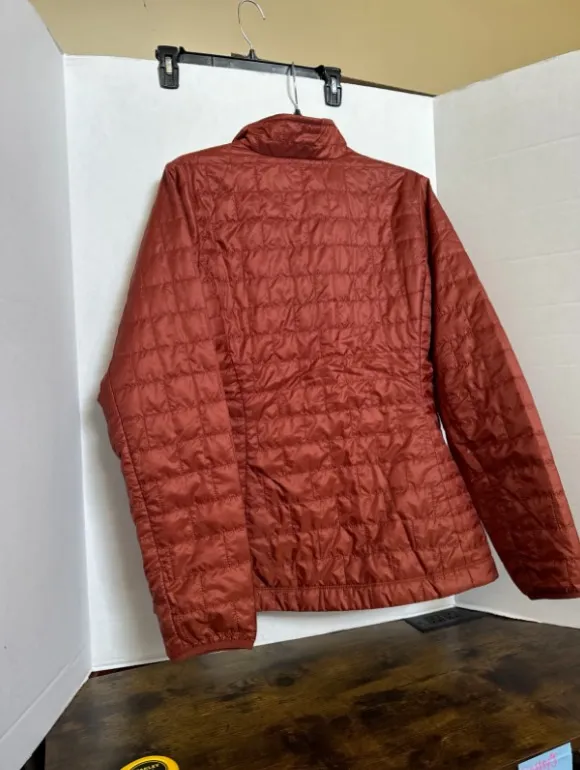 Patagonia Women’s Nano Puff Jacket Burnished Red Size Large - Image 5