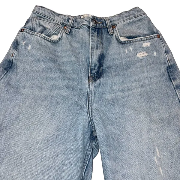 Free People We The Free Frank Distressed Denim Dad Jean 26 - Image 5