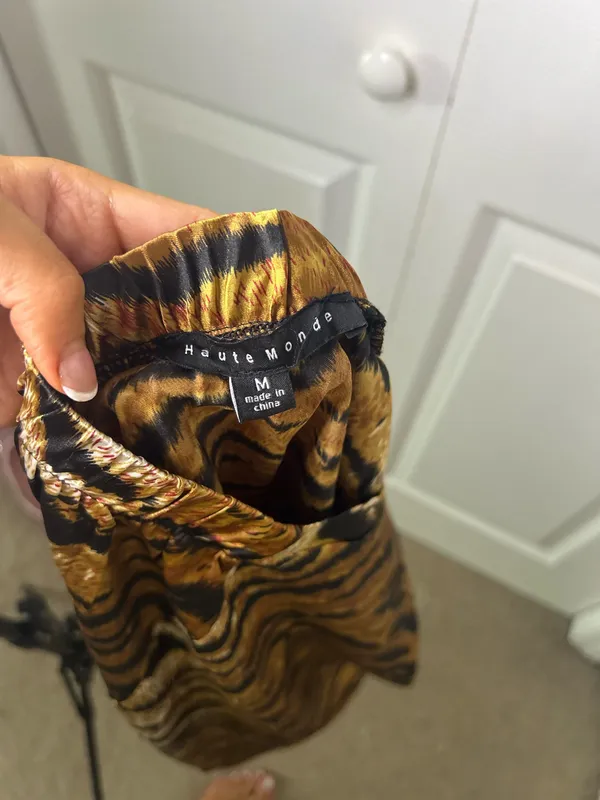 Haute Monde Tiger stripe midi skirt - Image 3