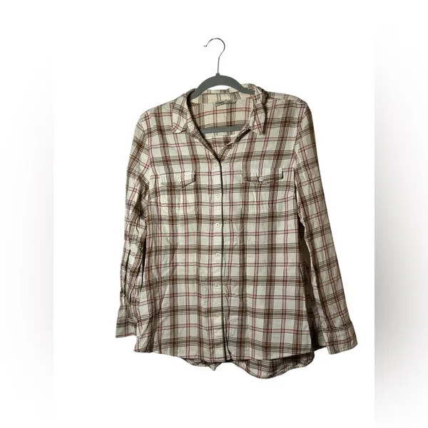 Old Navy Women's‎ Plaid Flannel Shirt - Size Large - Image 2