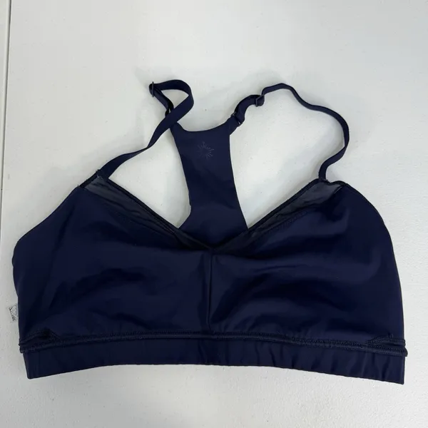 OFFLINE By Aerie‎ L Large Goals Mesh V-Neck Sports Bra Racerback Medium Support - Image 9