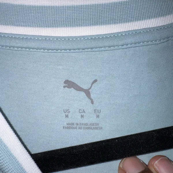 PUMA Women’s Light Blue Short Sleeve Tee - Image 2