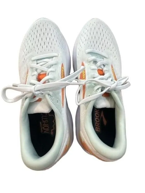 Brooks Ghost 16 Size 8.5 Light Blue Orange Running Shoes - Image 5