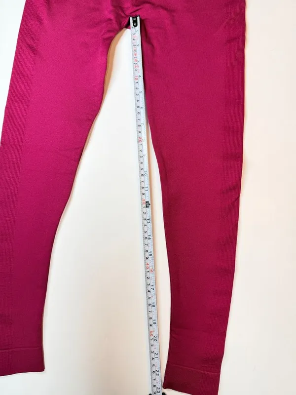 SET Active Sculptflex Power Leggings Wildberry M NWOT High Rise Seamless 7/8 - Image 9