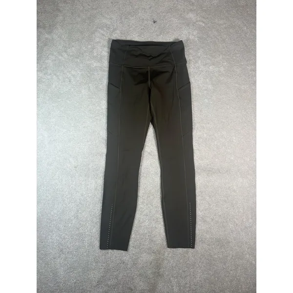 Lululemon Fast * Free 7/8 Tight II *Nulux 25" Dark Olive 6 - Image 2