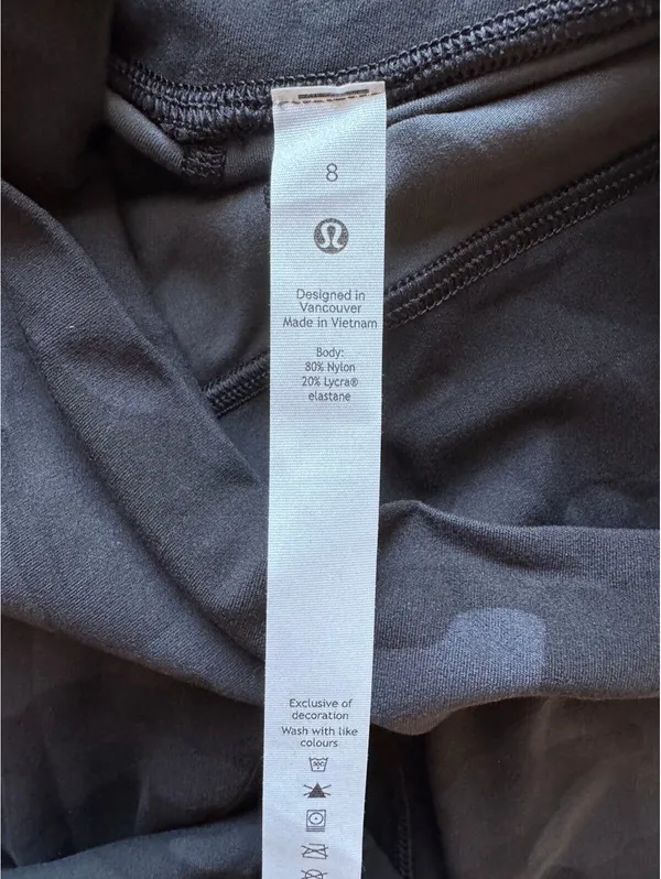 Lululemon Align With Pockets High Rise 25” Heritage Camo Deep Coal Size 8 NWT - Image 6