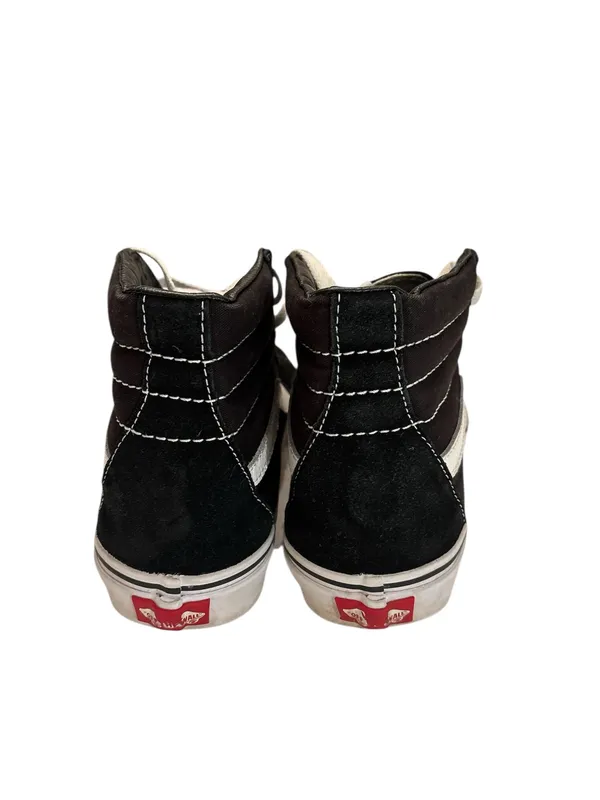 Vans Black and White High-Top Sneakers - Image 4