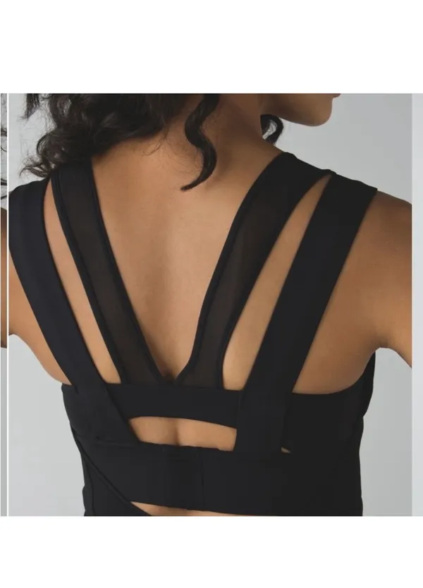Lululemon Super Sport Tank Black  - Image 2