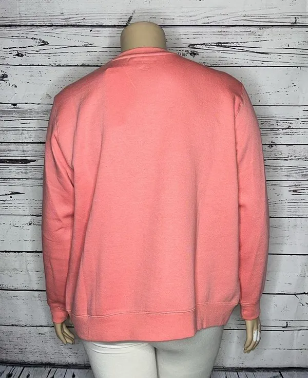 Starting Point NWT Size XL Pink Ultra Soft Fleece Lined Sweatshirt Top - Image 3