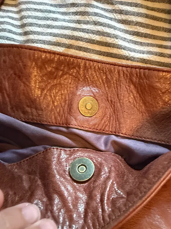 Kooba Shoulder Bag Brown Leather - Image 7