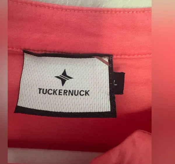 Tuckernuck Vibrant Coral Long Sleeve Dress - Image 3
