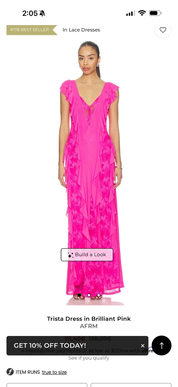 AFRM Revolve Dress - Image 2