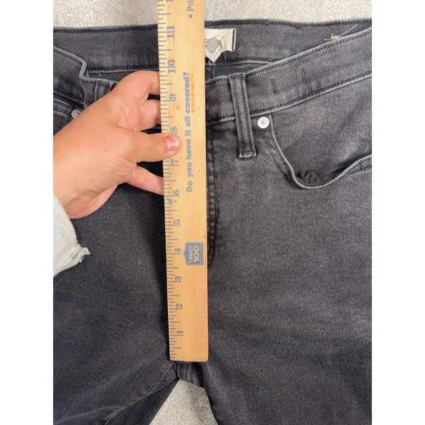 Madewell‎ Jeans Womens 28 Mid Rise Kick Out Flare Stretch Denim Pants Casual - Image 10