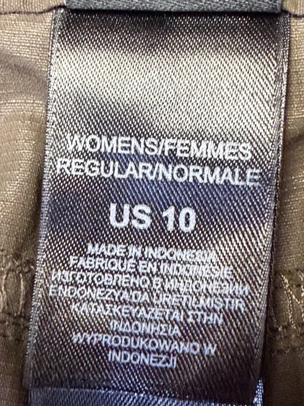 The North Face Horizon II Capri Pants Womens 10 Green Brown Hiking Camping - Image 8