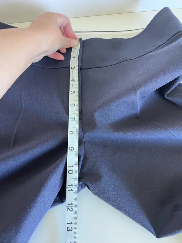 LOFT Women's Navy Julie Petite Curvy Pants Zipper‎ Fly Classic Stretch Business - Image 7