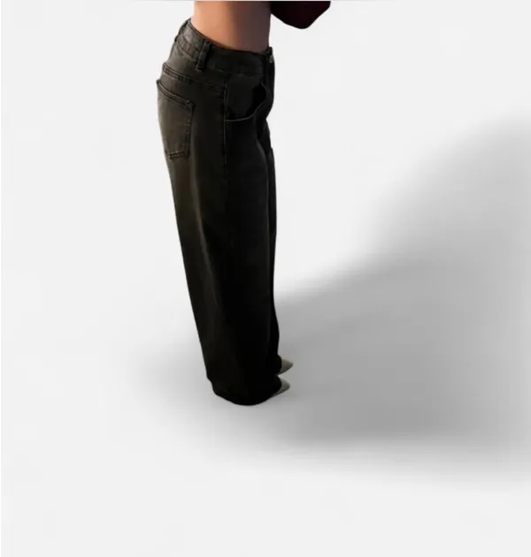 Amazon Low rise, black denim jeans - Image 3