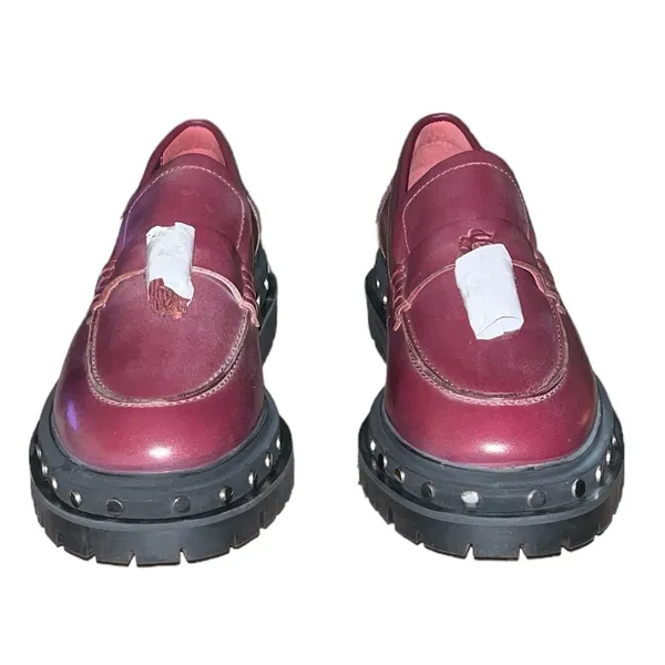 Free People Teagan Tassel Loafer-Mulberry Size 8.5 - Image 6
