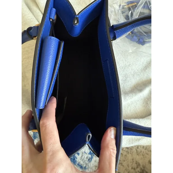 Versace Virtus Top Handle In Versace Blue - Image 8