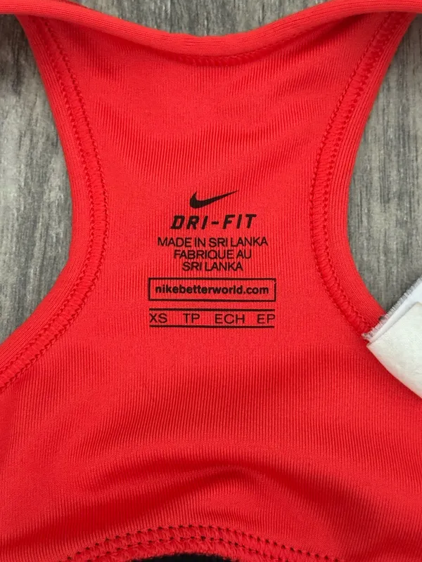 Nike Pro Red Sports Bra - Image 6