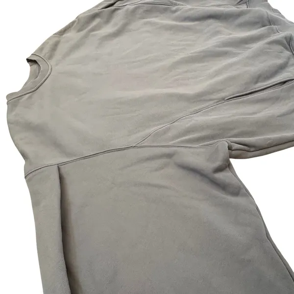 Popflex Brunch Sweatshirt Sweater Womens 1X -‎ 3X Grey Oversized Fleece Pullover - Image 3
