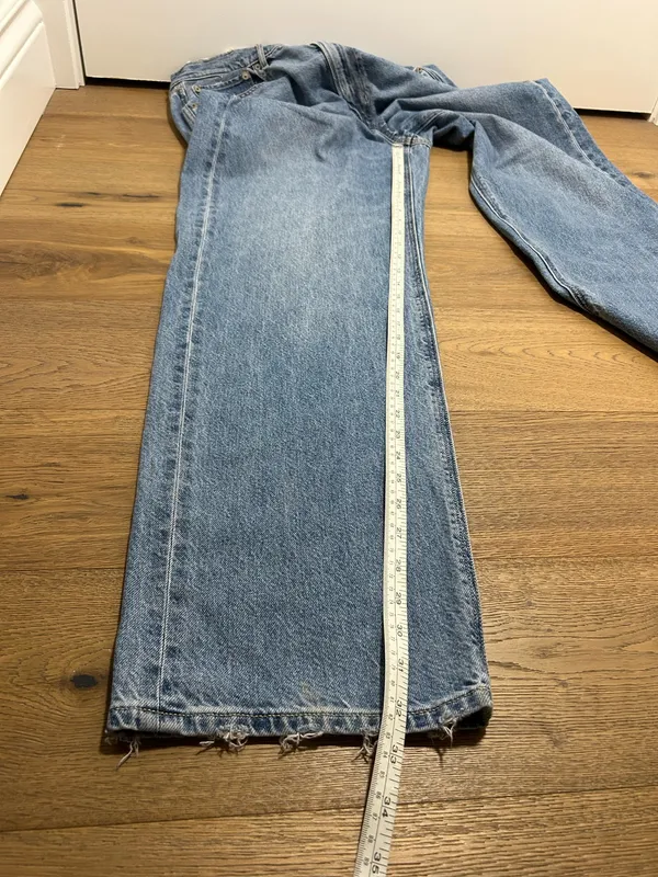 American Eagle Size 12 baggy mom jeans super high rise - Image 16